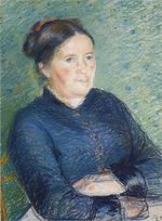 Камиль Писсарро Портрет мадам Писсарро 1883г