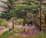 Писсарро Дети в саду Эраньи 1897г